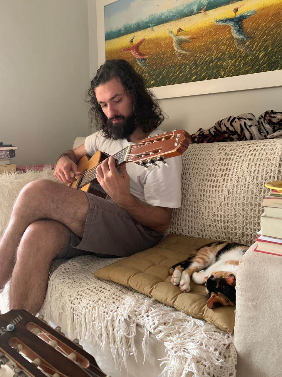 Daniel Agabiti em apresentação ao vivo — duo